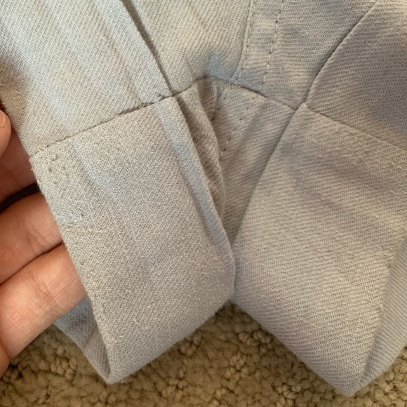 Blue Paperbag Waist Shorts - Picture 14 of 14